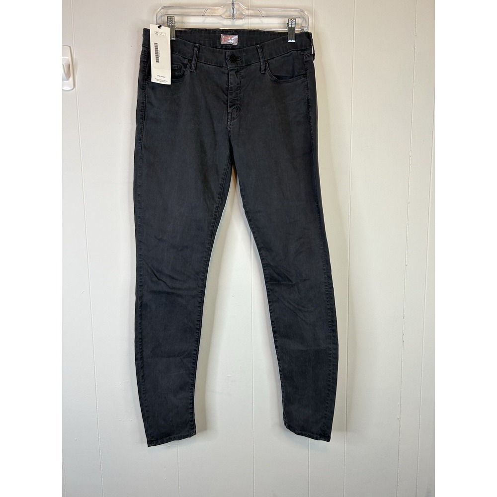 Mother The High Waisted Looker Skinny Jeans Black Skinny Women's Size 31 208